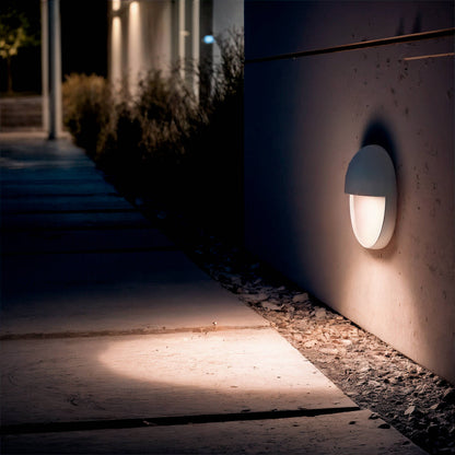 Baliza Exterior LED 3W Superficie Circular Jade