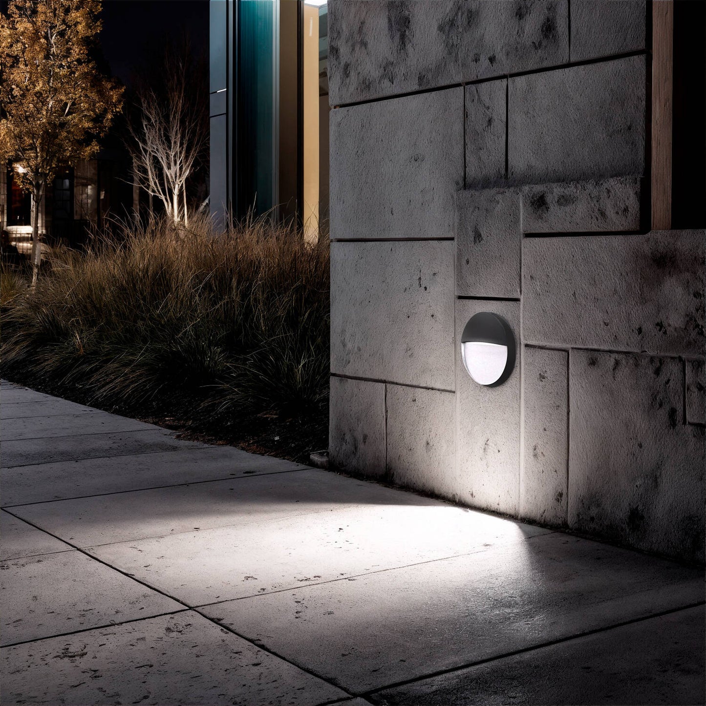 Baliza Exterior LED 3W Superficie Circular Jade