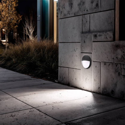 Baliza Exterior LED 3W Superficie Circular Jade