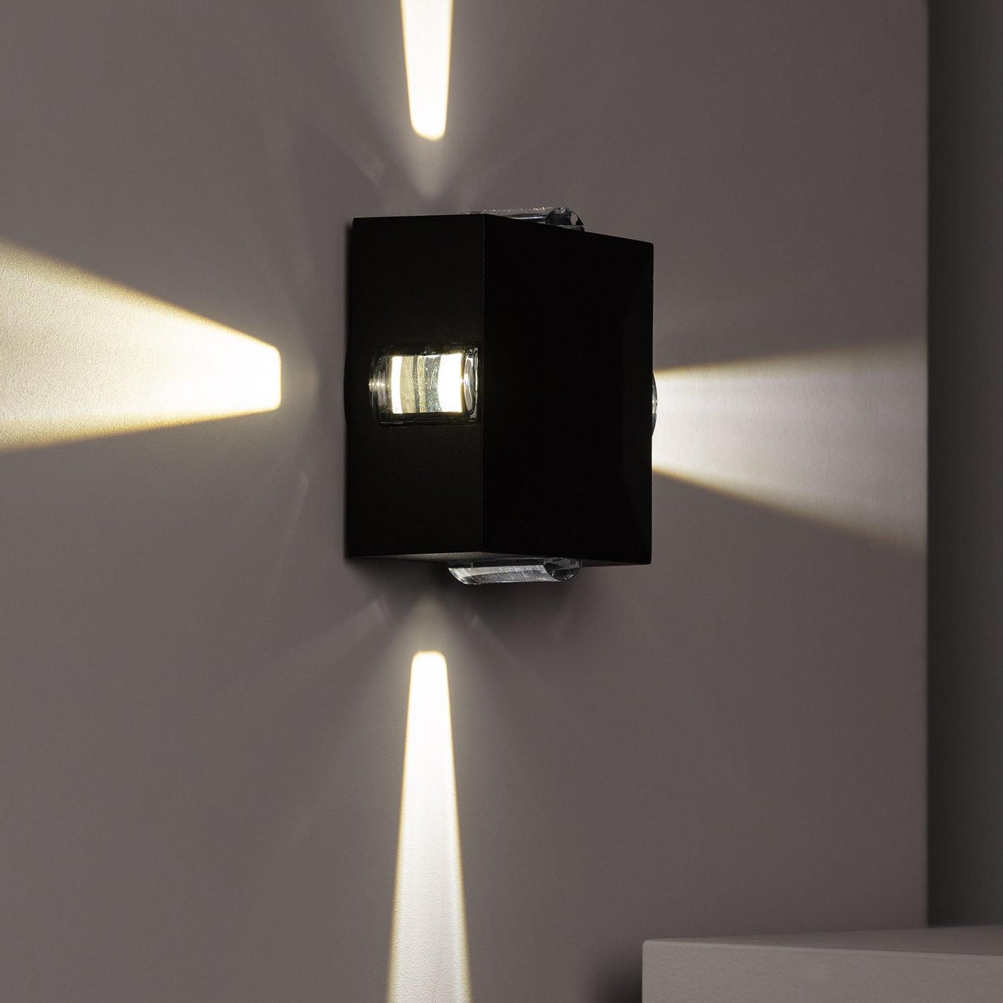 Baliza Exterior LED 4W Superficie Pared Aluminio Agora