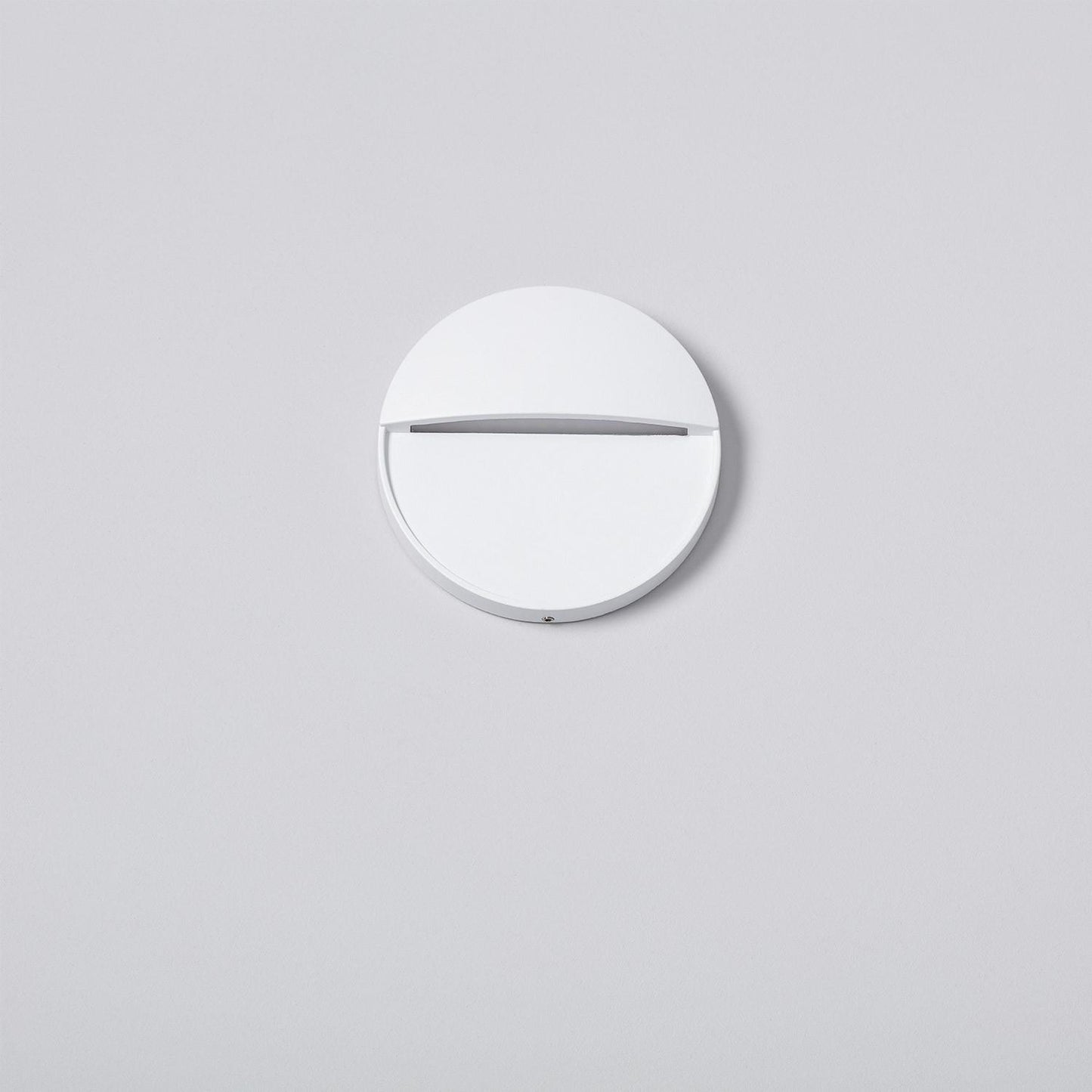 Baliza Exterior LED 4W Superficie Pared Blanco Circular Jade