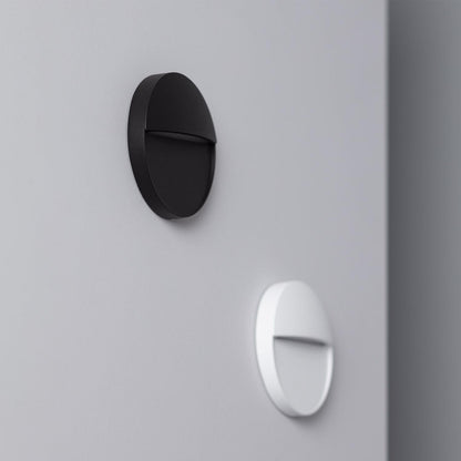 Baliza Exterior LED 4W Superficie Pared Blanco Circular Jade