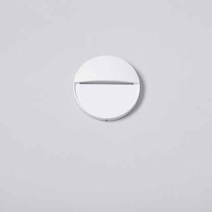 Baliza Exterior LED 4W Superficie Pared Blanco Circular Jade