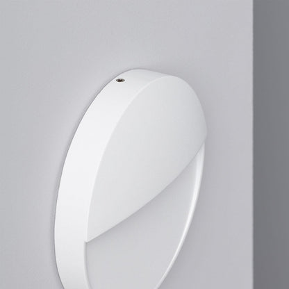 Baliza Exterior LED 4W Superficie Pared Blanco Circular Jade