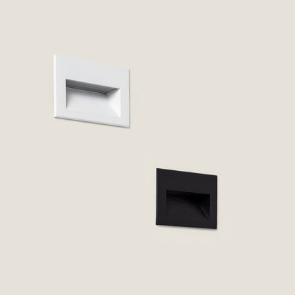 Baliza Exterior LED 5W Empotrable Pared Aluminio Olite Horizon