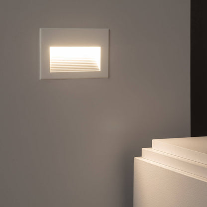 Baliza Exterior LED 5W Empotrable Pared Aluminio Olite Horizon
