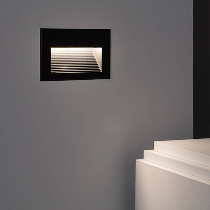 Baliza Exterior LED 5W Empotrable Pared Aluminio Olite Horizon
