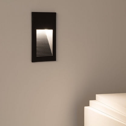 Baliza Exterior LED 5W Empotrable Pared Aluminio Olite