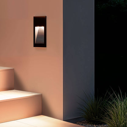 Baliza Exterior LED 5W Empotrable Pared Aluminio Olite