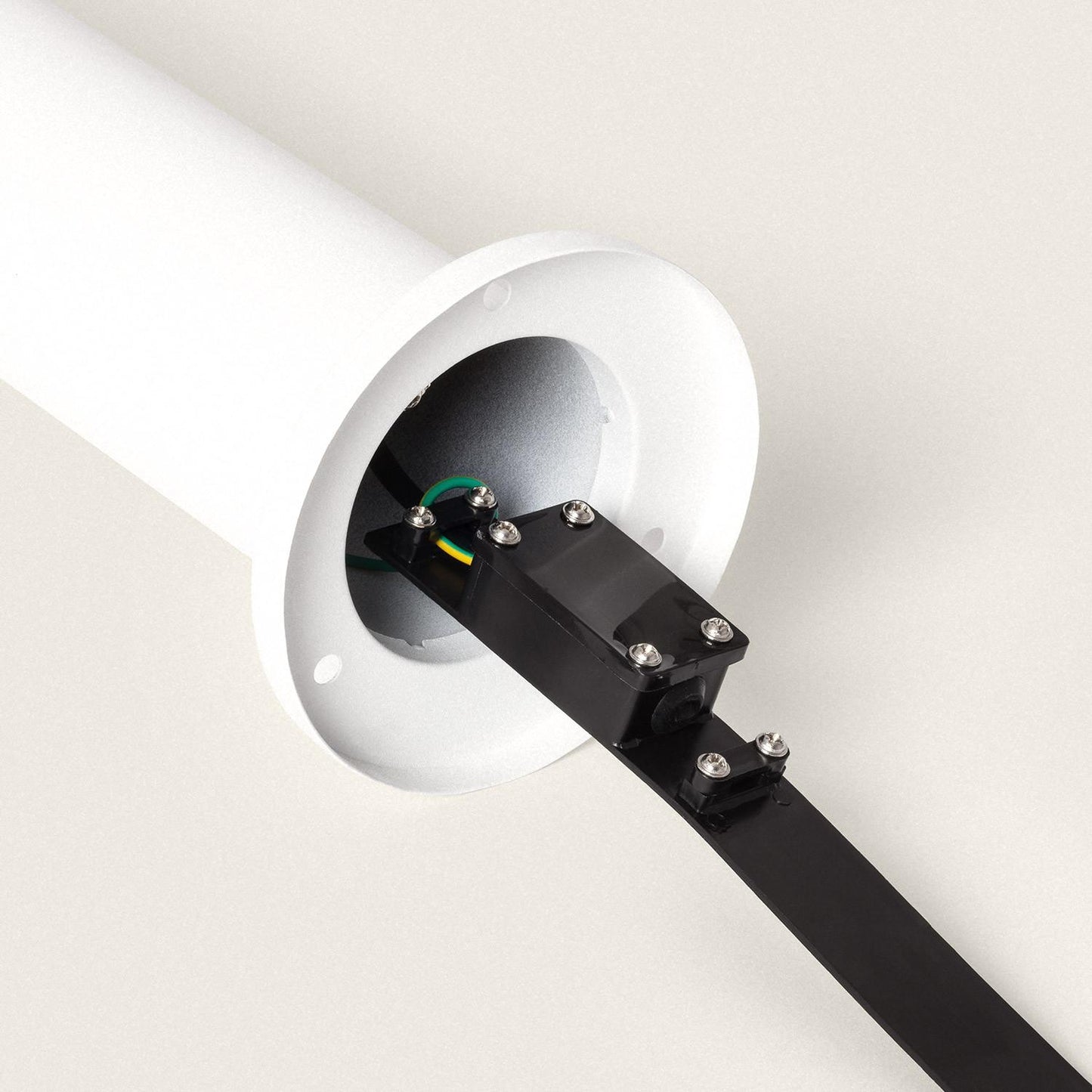 Baliza Exterior LED 5W Superficie Pie 30cm Acero Inoxidable Inti Blanco