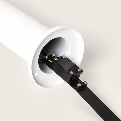 Baliza Exterior LED 5W Superficie Pie 30cm Acero Inoxidable Inti Blanco
