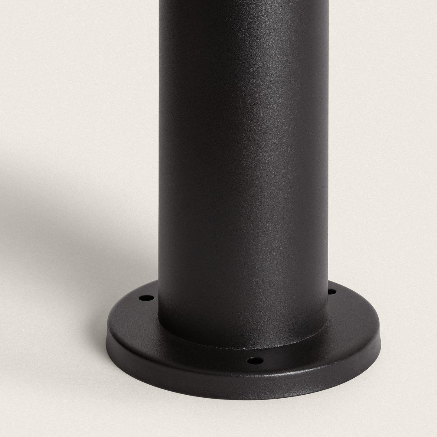 Baliza Exterior LED 5W Superficie Pie 30cm Acero Inoxidable Inti Negro