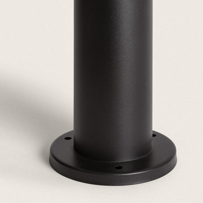 Baliza Exterior LED 5W Superficie Pie 30cm Acero Inoxidable Inti Negro