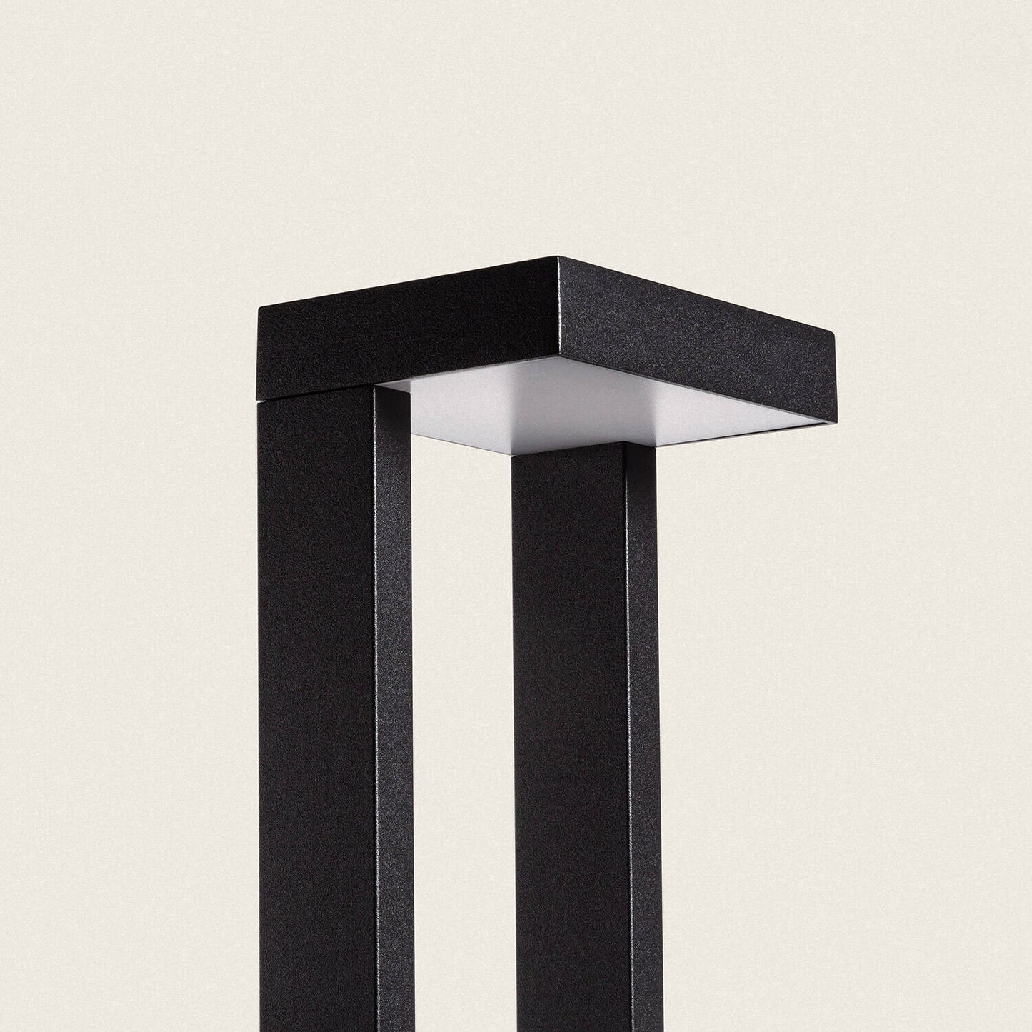 Baliza Exterior LED 65cm 10W Aluminio Droxe Negro