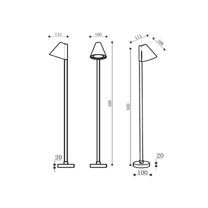 Baliza Exterior LED 6W 60 cm Superficie Drimlec