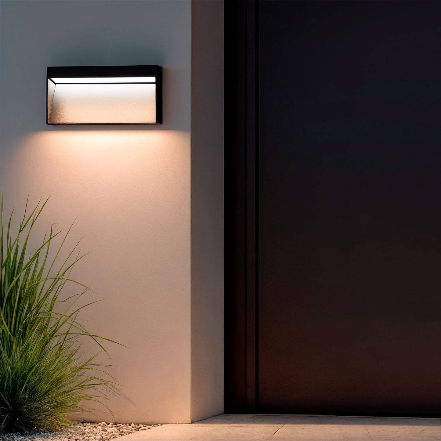 Baliza Exterior LED 6W Superficie Pared Aluminio Columbia