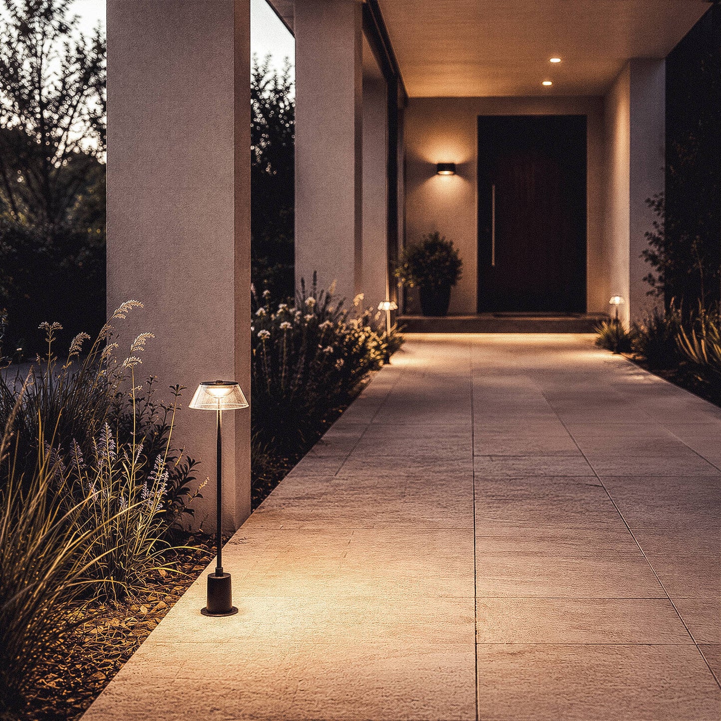 Baliza Exterior LED 6W Superficie Pie 60cm Dipley