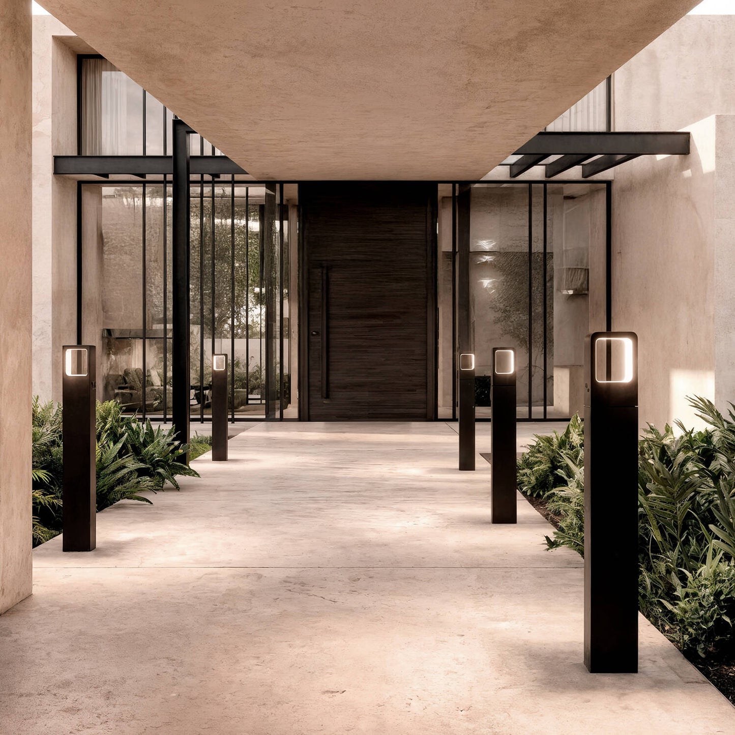 Baliza Exterior LED 6W Superficie Pie 80cm Emerita