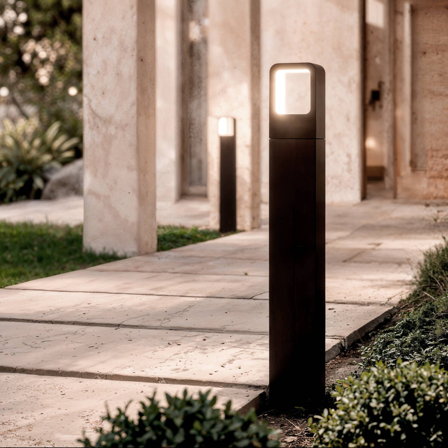 Baliza Exterior LED 6W Superficie Pie 80cm Emerita