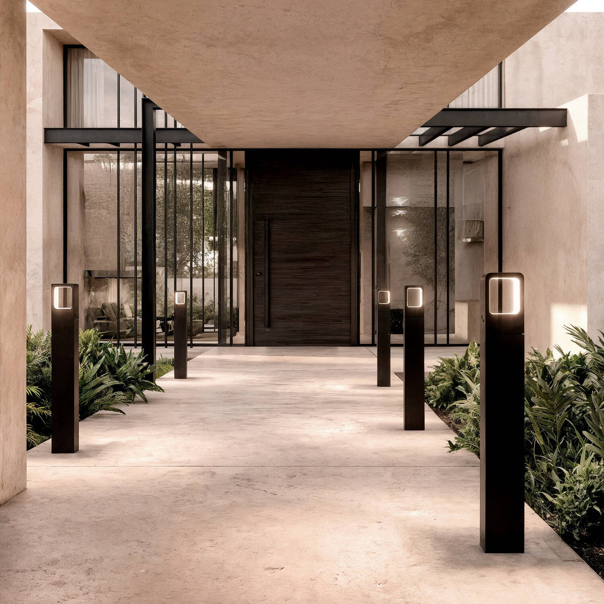 Baliza Exterior LED 6W Superficie Pie 80cm Emerita