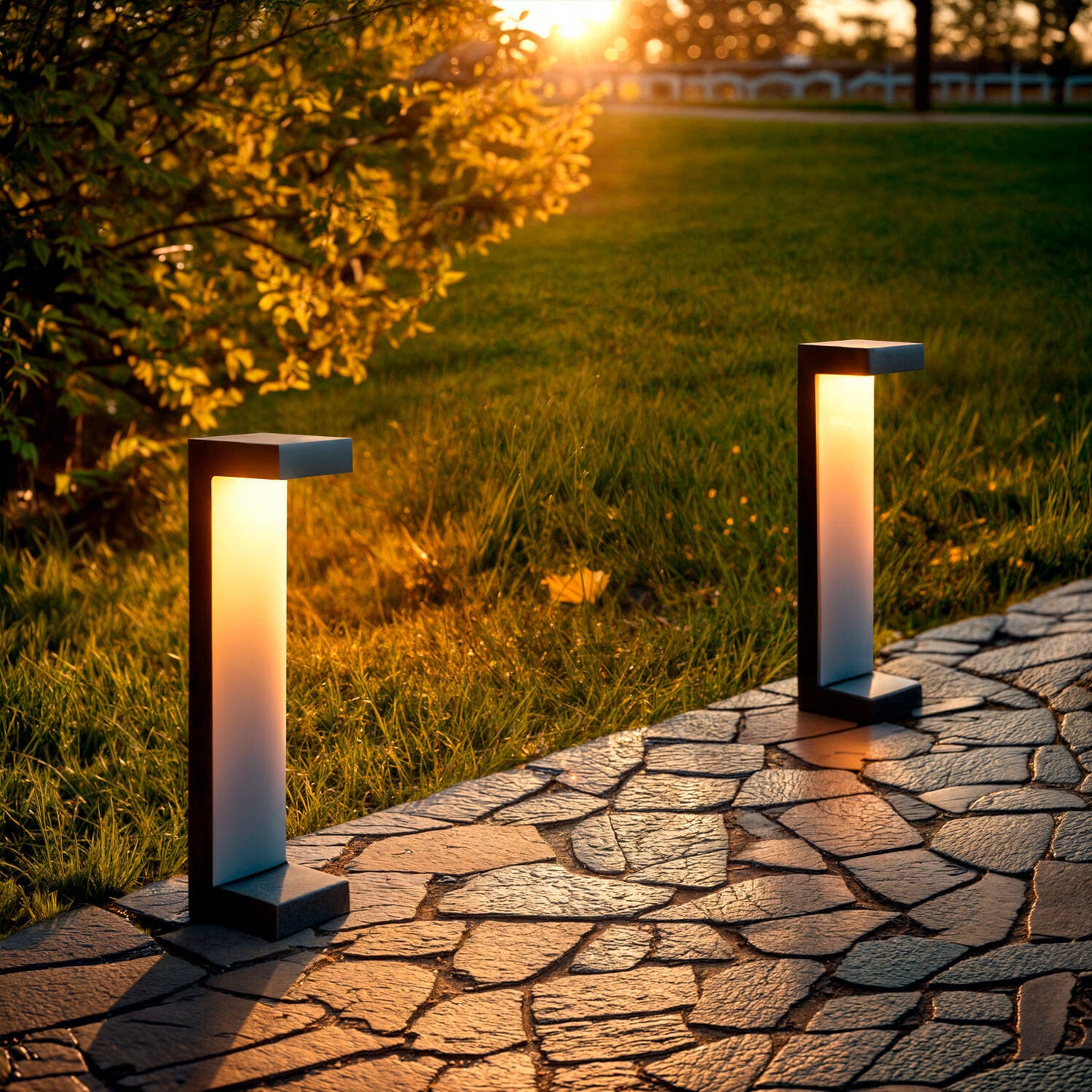 Baliza Exterior LED 7W Superficie Pie 40cm Cascade