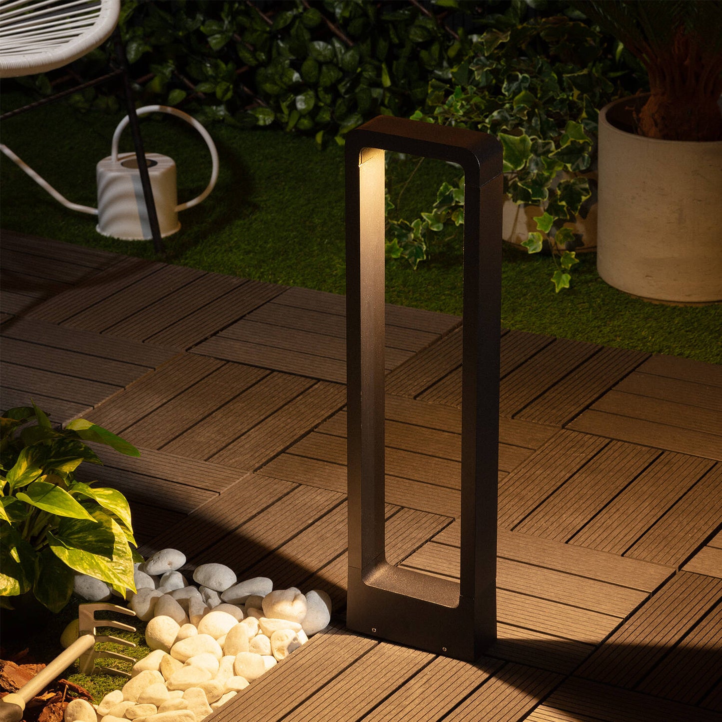 Baliza Exterior LED 7W Superficie Pie 60cm Axel