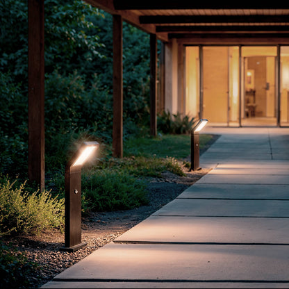 Baliza Exterior LED 9.5W Superficie Pie 50cm Aluminio con Detector de Movimiento Legacy