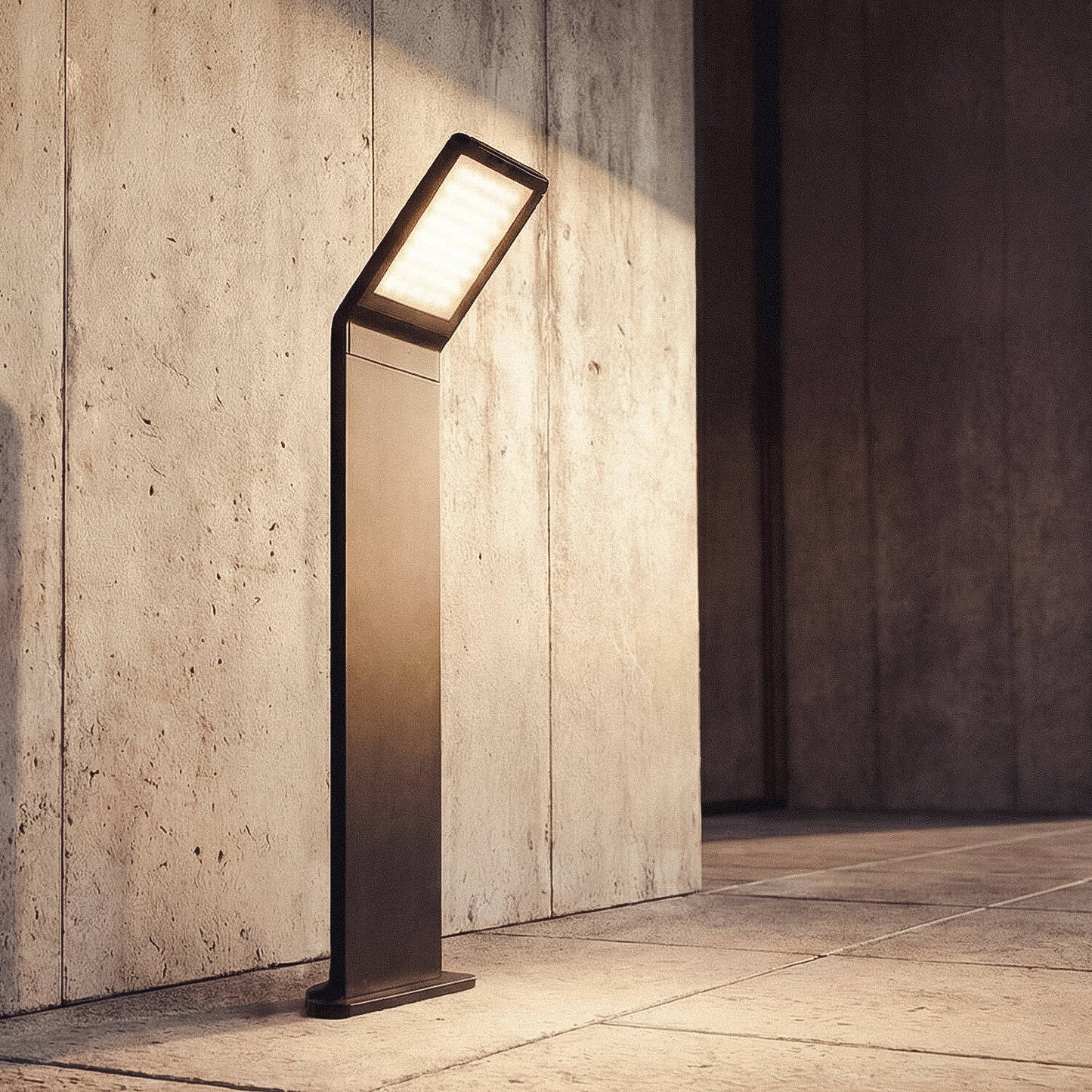 Baliza Exterior LED 9.5W Superficie Pie 50cm Aluminio Legacy