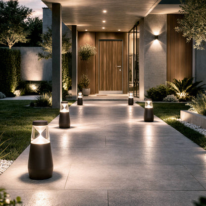Baliza Exterior LED 9W Superficie Pie 30cm Danko