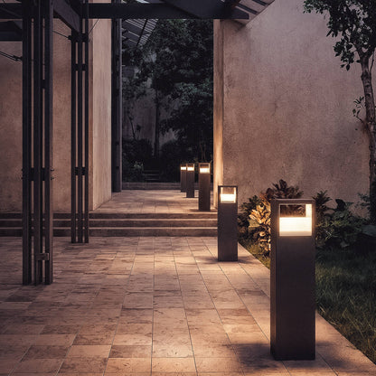 Baliza Exterior LED 9W Superficie Pie 50cm Aluminio Sheffield