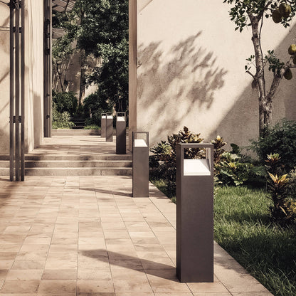 Baliza Exterior LED 9W Superficie Pie 50cm Aluminio Sheffield