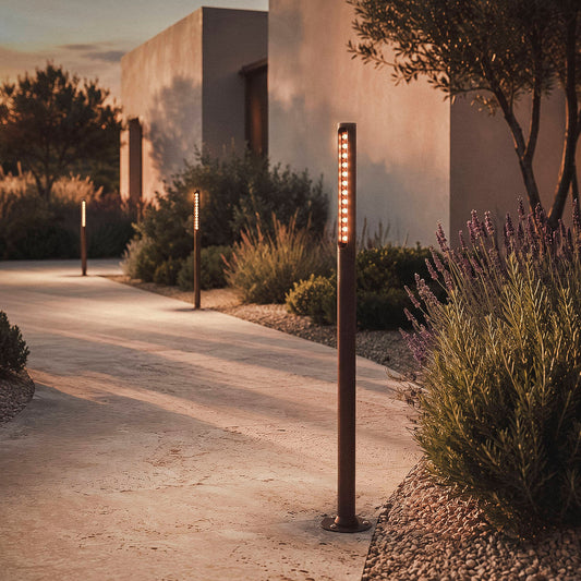 Baliza Exterior LED 8W Superficie Pie 80cm Aidan