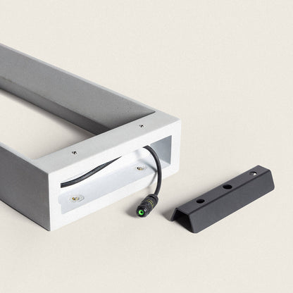 Baliza Exterior LED Regulable 8W Cemento Arvene 65 cm