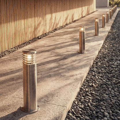 Baliza Exterior Superficie Pie 50cm Acero Inoxidable Cloony