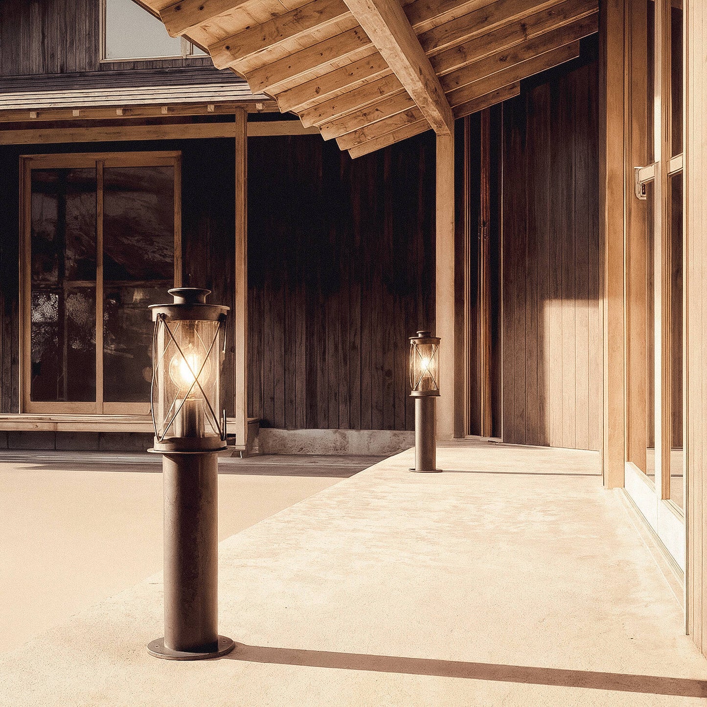Baliza Exterior Superficie Pie 50cm Acero Inoxidable Gedja