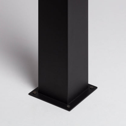 Baliza Exterior Superficie Pie 74cm Augusta Negra