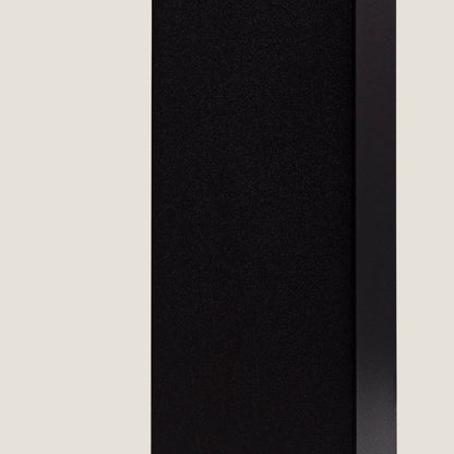 Baliza Exterior Superficie Pie 74cm con Detector de Movimiento Augusta Negra