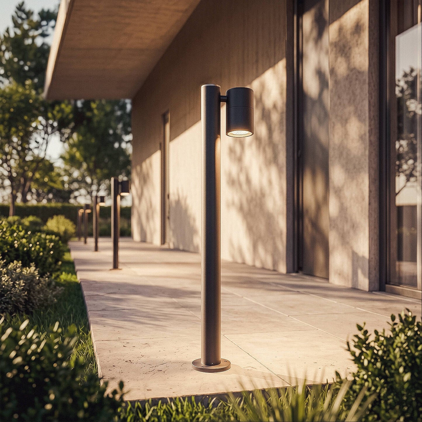 Baliza Exterior Superficie Pie 90cm Acero Inoxidable Stone