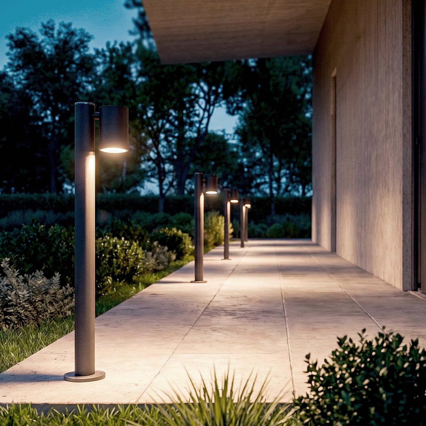 Baliza Exterior Superficie Pie 90cm Acero Inoxidable Stone