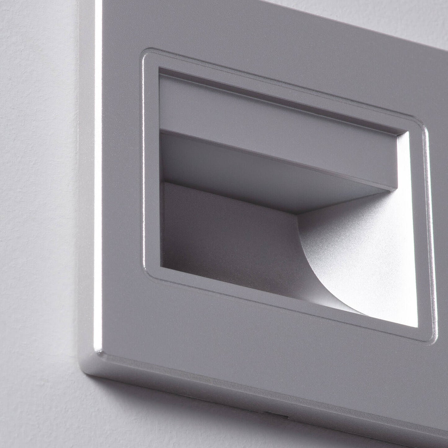 Baliza LED 1.5W Empotrable Pared Gris Randy