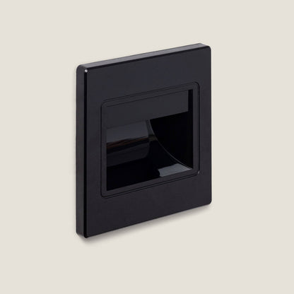 Baliza LED 1.5W Empotrable Pared Negro Randy