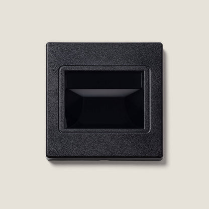 Baliza LED 1.5W Empotrable Pared Negro Randy