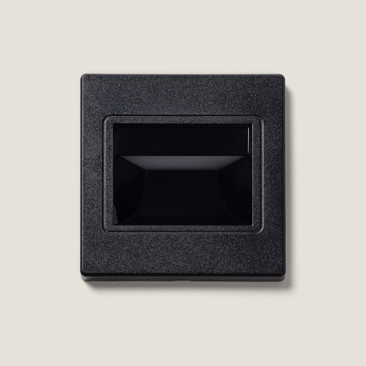Baliza LED 1.5W Empotrable Pared Negro Randy
