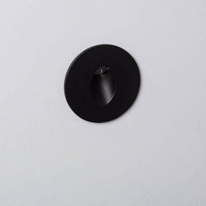 Baliza LED Empotrable Pared Circular Aluminio Adam