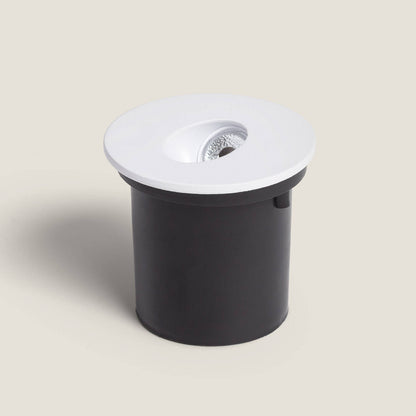 Baliza LED Empotrable Pared Circular Aluminio Adam