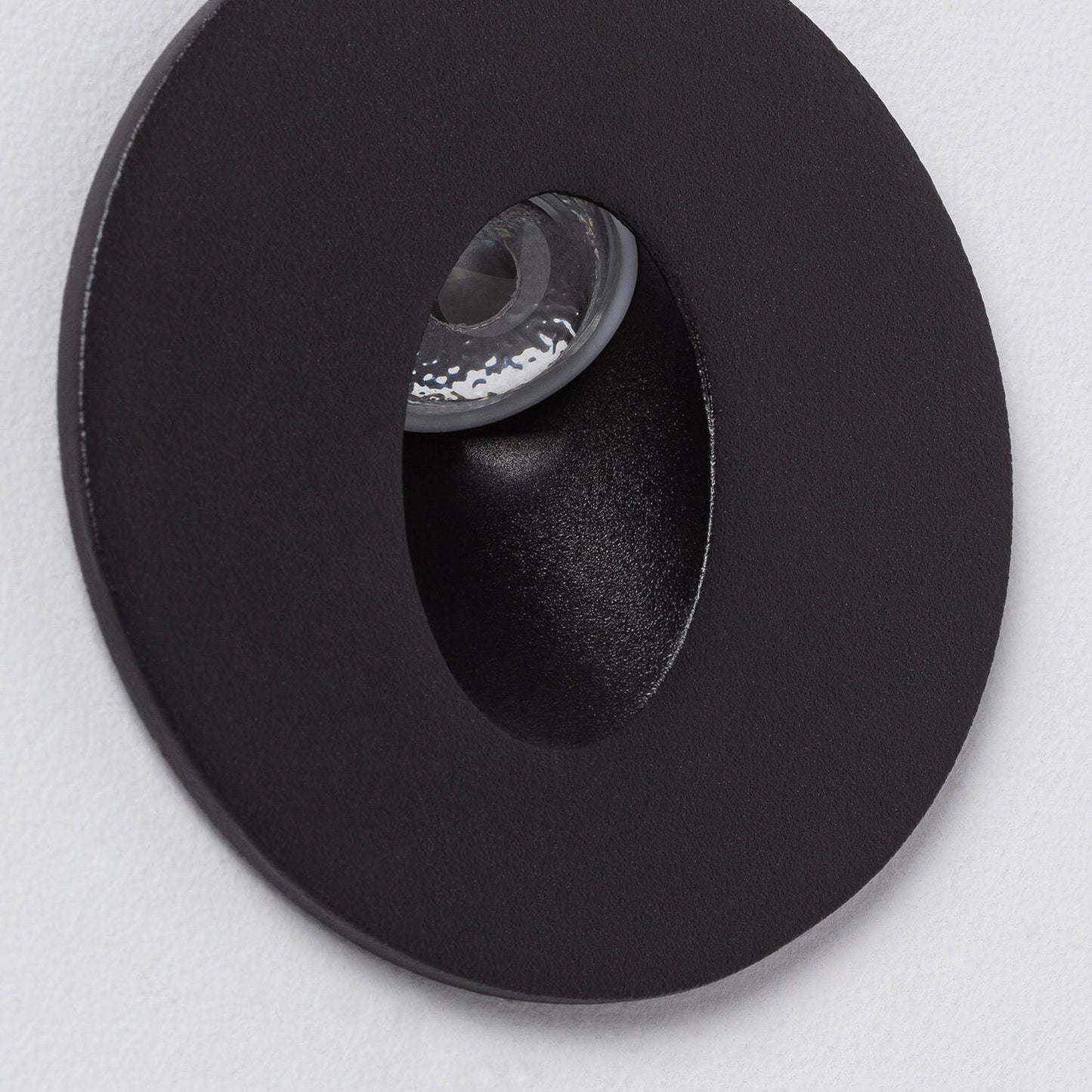 Baliza LED Empotrable Pared Circular Aluminio Adam