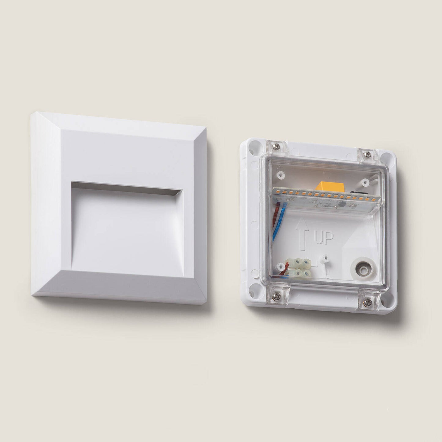 Baliza Exterior LED Superficie Pared Cuadrado Edulis