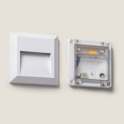 Baliza Exterior LED Superficie Pared Cuadrado Edulis