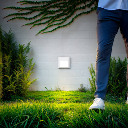 Baliza Exterior LED Superficie Pared Cuadrado Edulis