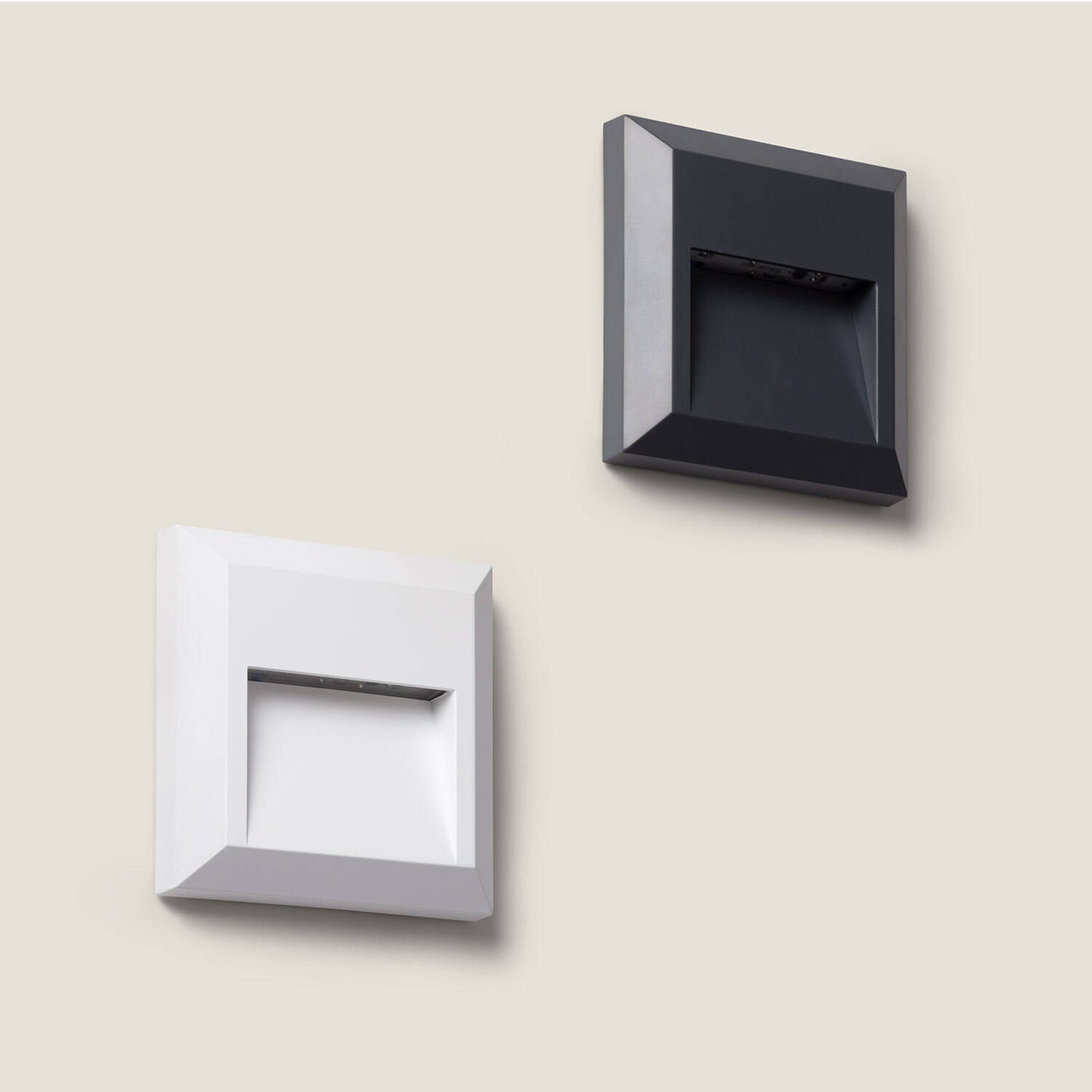 Baliza Exterior LED Superficie Pared Cuadrado Edulis